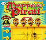 Scratch card pirate map